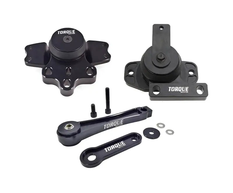 Black metal mount kit for Torque Solution Engine Transmission & Pendulum Mount Kit Volkswagen Jetta Golf Passat