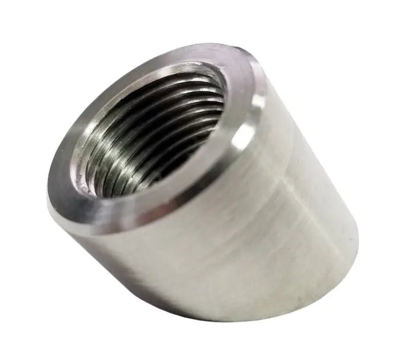Torque Solution O2 Sensor Bung 60 Degree Angled Stainless Steel - Truck & Automotive