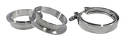 Torque Solution Torque Solution Stainless Steel V-Band Clamp & Flange Kit - 3in (76mm)