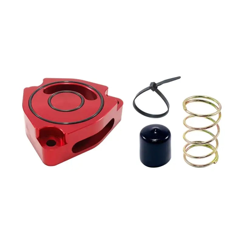 Torque Solution TS-SP2-KFR Torque Solution Blow Off BOV Sound Plate (Red) 14+ Kia Forte Koup Turbo