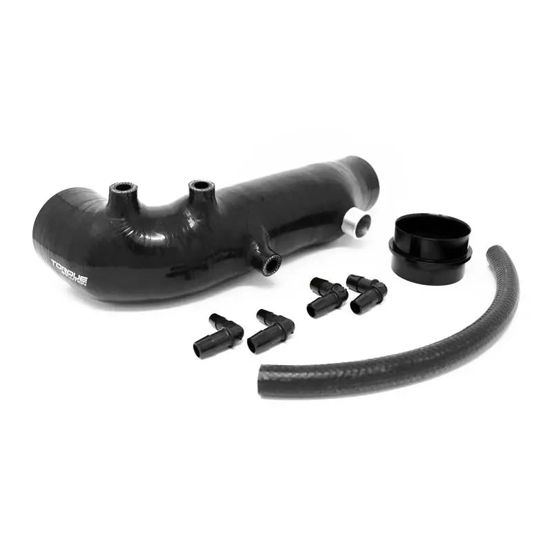 Torque Solution TS-SU-463BK Torque Solution Turbo Inlet Hose Black: 02-07 Subaru WRX / 04-18 STI / 05-09 Legacy GT / 04-13 FTX