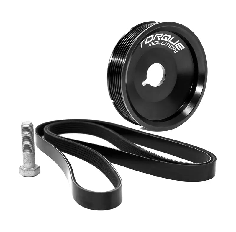 Torque Solution Torque Solution Underdrive Crank Pulley Kit Porsche Boxster/Cayman/996/997 w/AC (Excl Turbo Engines)
