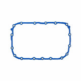 Blue rectangular automatic transmission gasket with bolt holes for TOS 18785 Felpro