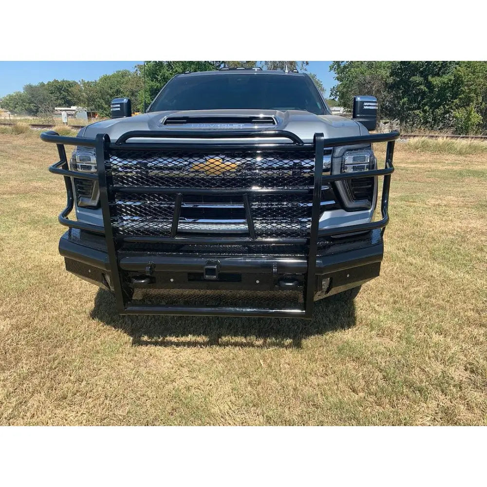 Tough Countr TFR3424C Constructed using 4 inch pipe base - Glossy Black Front Bumber