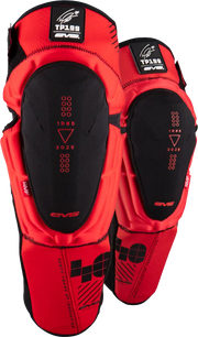 Tp199 Knee/Shin Guard Pair Le 40th Anniv Red Lg/Xl - EVS