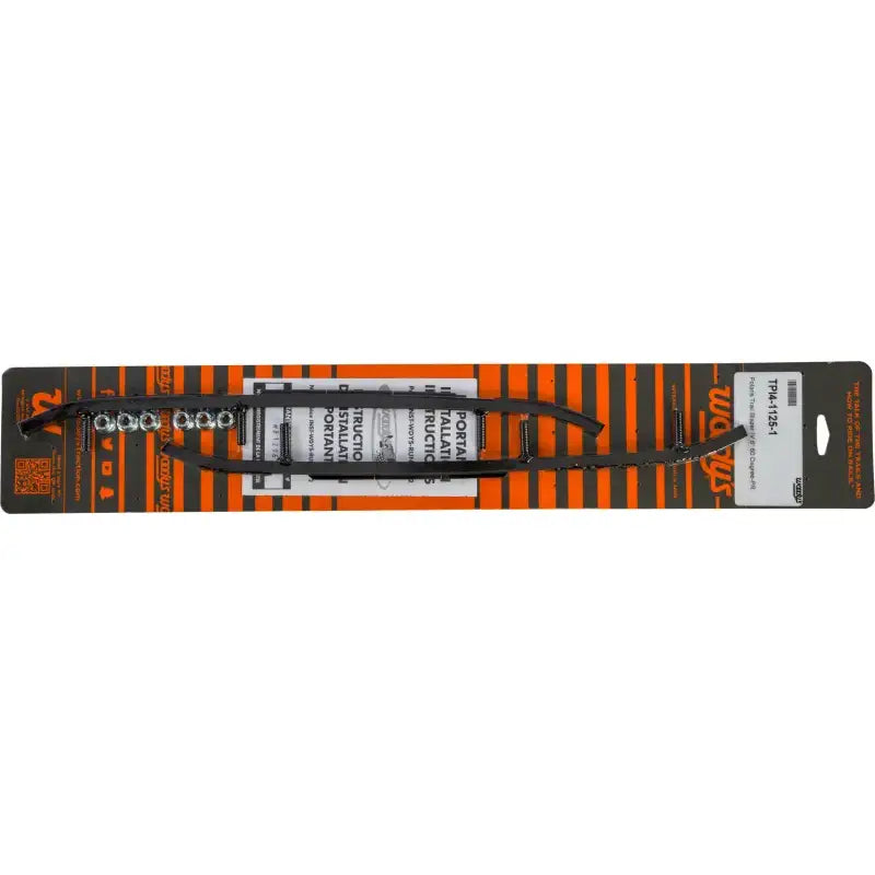 Black curved metal strips with mounting hardware for trail blazer round bar runners