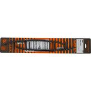 Black plastic windshield wipers with mounting hardware for Trail Blazer Round Blazer Round Bar Runners