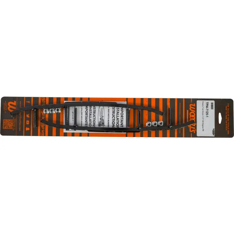Black plastic windshield wipers with mounting hardware for Trail Blazer Round Blazer Round Bar Runners
