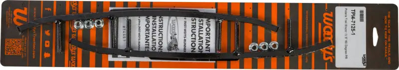 Black plastic windshield wipers with mounting hardware for Trail Blazer Round Blazer Round Bar Runners