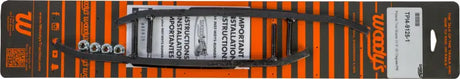 Automotive trim molding with mounting hardware for trail blazer round bar or round bar runners