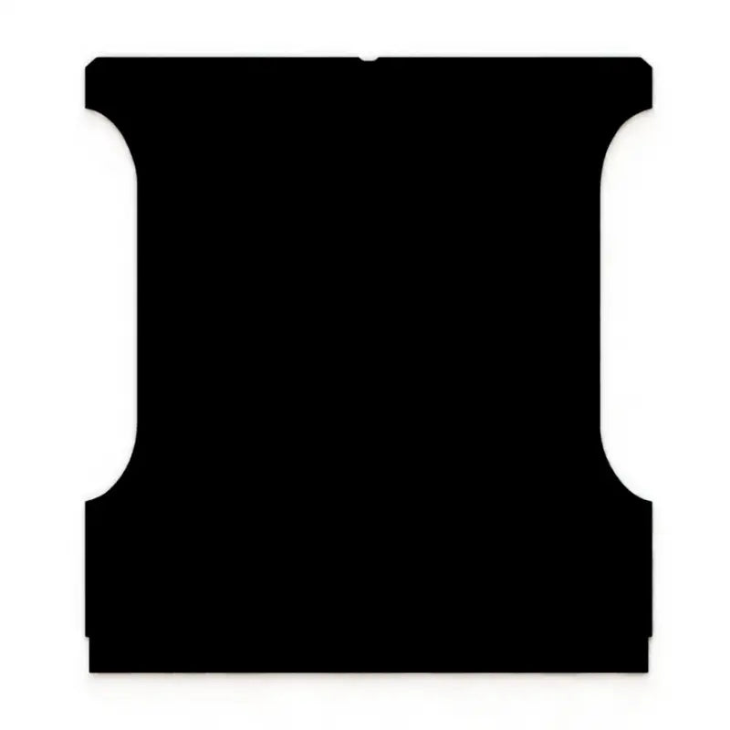 Black trunk liner for pickup truck bed with automatis bar rubber in Legend Fleet model