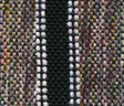 Textured fabric seat cover with black fia stripe and colorful threads for TR49-48 Black FIA Toyota seat cover