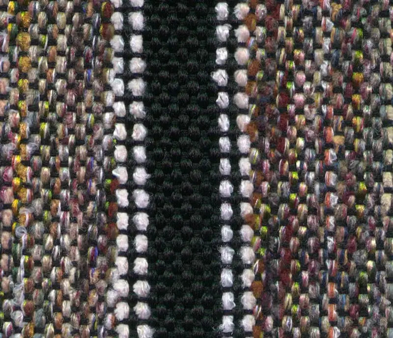 Textured fabric seat cover with black fia stripe and colorful threads for TR49-48 Black FIA Toyota seat cover