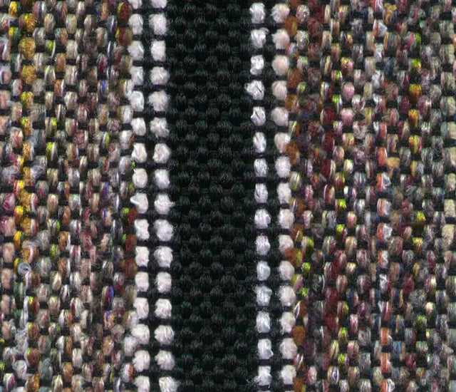 Textured fabric seat cover with black fia stripe and colorful threads for TR49-48 Black FIA Toyota seat cover