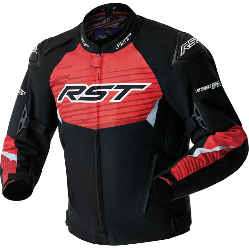Tractech Evo D3o Jacket Black/Flo Red Textile Sm