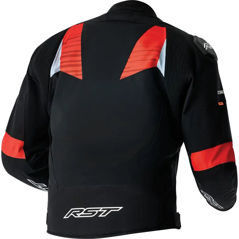 Tractech Evo D3o Jacket Black/Flo Red Textile Sm