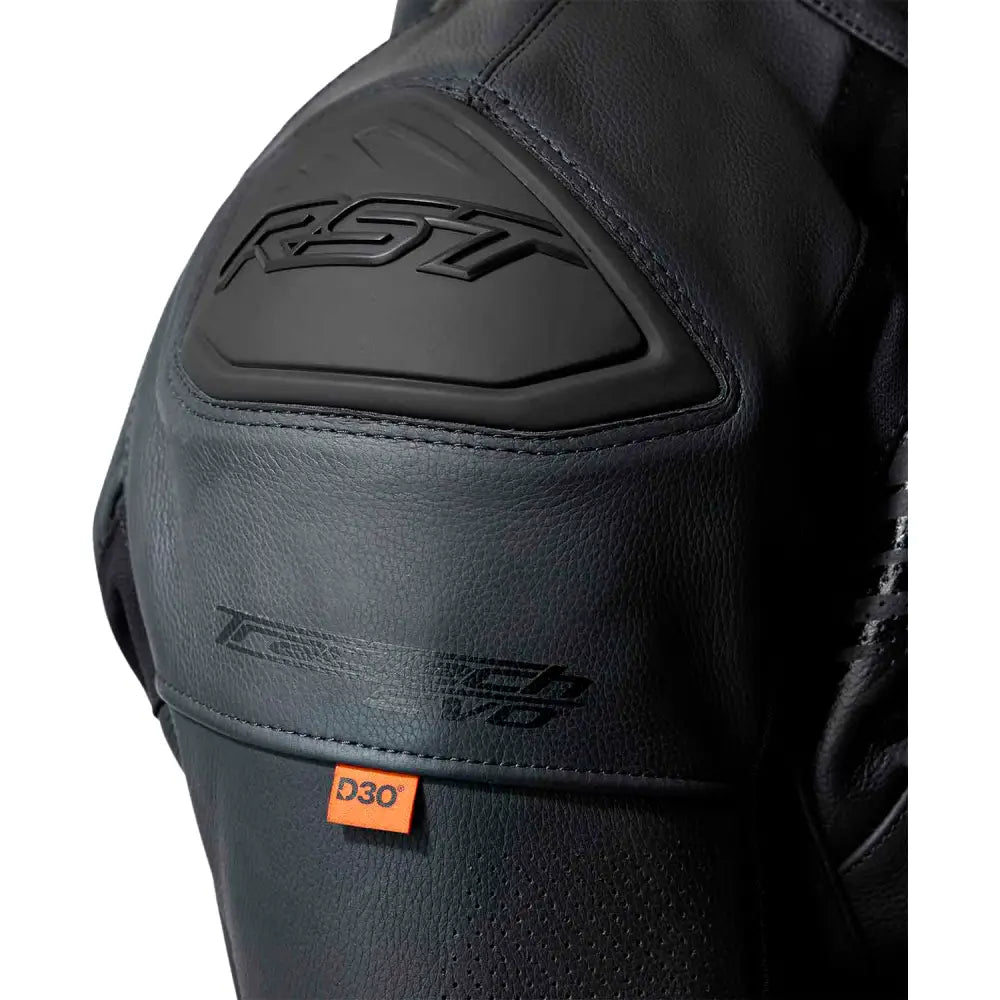 Tractech Evo D3o Jacket Black Leather 5x