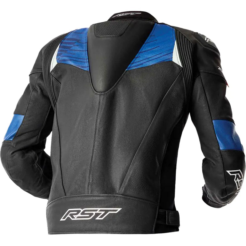 Tractech Evo D3o Jacket Blk/Blue Leather Md