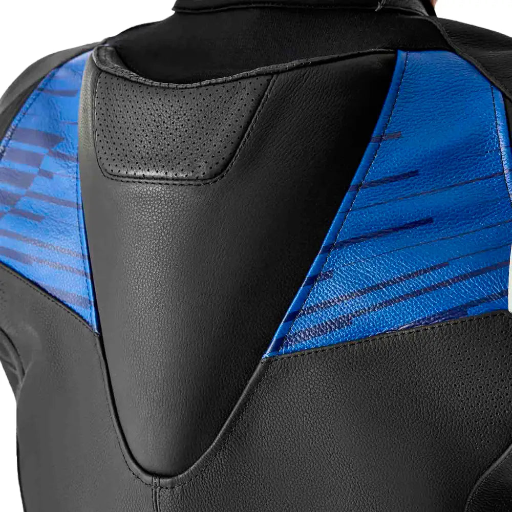 Tractech Evo D3o Jacket Blk/Blue Leather Sm