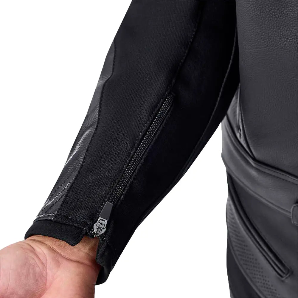 Tractech Evo D3o Jacket Blk/Whi Leather 2x