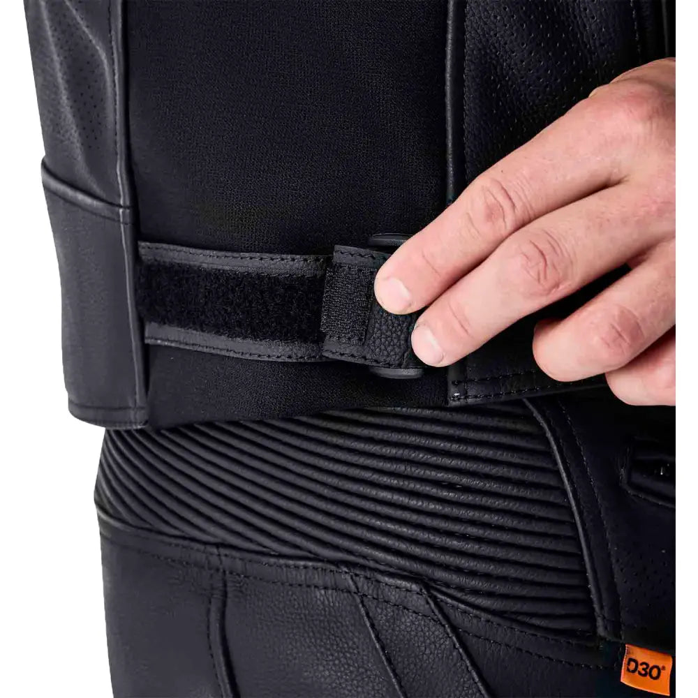 Tractech Evo D3o Jacket Blk/Whi Leather 3x