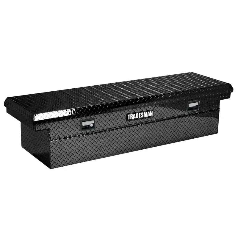 Tradesman Aluminum Economy Cross Bed Low-Profile Truck Tool Box (60in.) - Black - 7111002LP