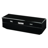 Black diamond plate aluminum tool box for trucks, tradesman aluminum flush mount style