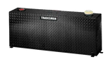 Black diamond-plate fuel tank from Tradesman Aluminum for reliable liquid storage
