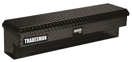 Tradesman Aluminum Side Bin Truck Tool Box (60in.) - Black - & Automotive