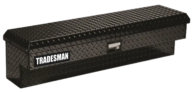 Tradesman Aluminum Side Bin Truck Tool Box (60in.) - Black - & Automotive