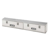 Tradesman Aluminum Top Mount L-Wing Box (90in.) - Brite - 8190T