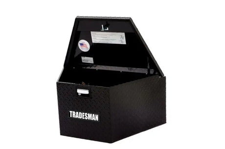 Tradesman Aluminum Trailer Tongue Storage Box (16in.) - Black - Truck & Automotive