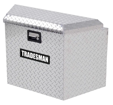 Tradesman Aluminum Trailer Tongue Storage Box (16in.) - Brite - Truck & Automotive