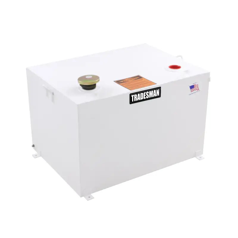 Tradesman Steel Rectangular Liquid Storage Tank - White - 83055