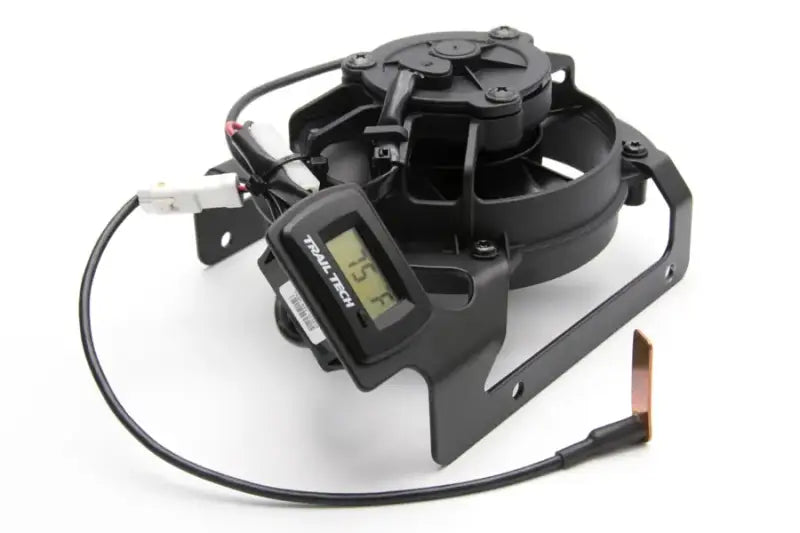 Trail Tech 732-FN14 Fan Kit Beta/Gas-Gas - adjustable temperature trigger, fused wire harness, 30 watts power, no cutting required - ideal for radiators, oil coolers, transmission coolers, and power steering systems.