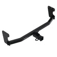 Black metal trailer hitch rear Class III with 2-inch receiver for heavy-duty towing