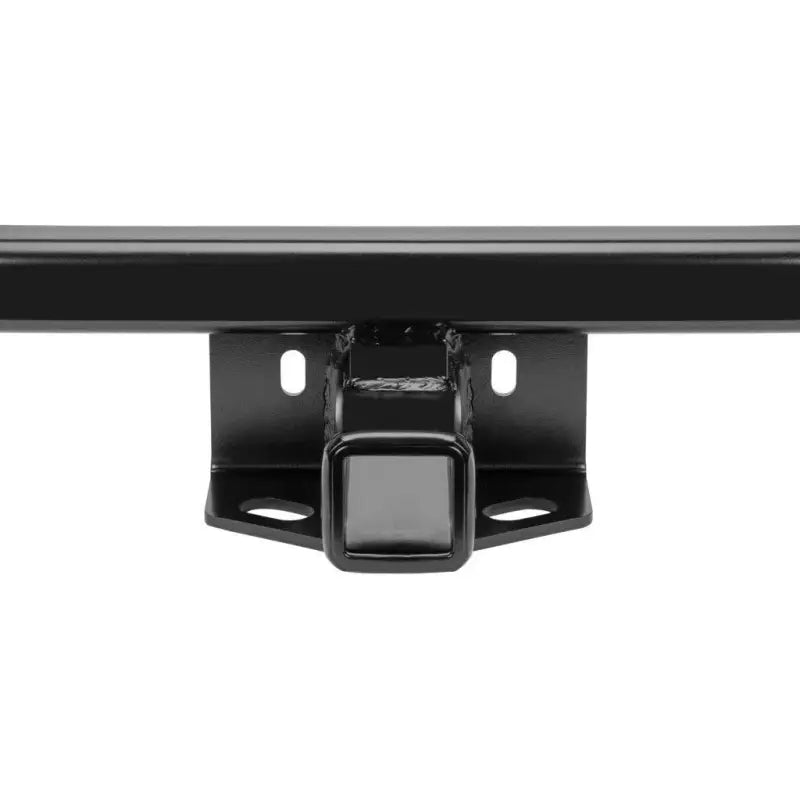 Trailer Hitch Rear Class III; Square Tube Welded; 2 Inch Receiver; 4000 Pound Weight Carrying Capacity/ 600 Pound Tongue Weight; 5000 Pound Weight Distributing Capacity/ 600 Pound Weight Distributing Tongue Weight; Matte Black; Powder Coated; Carbon Steel - RV and Auto Parts