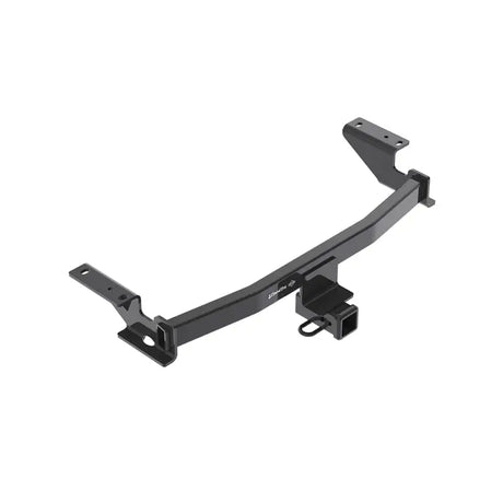 Black metal trailer hitch rear Class III with 2-inch receiver and 4500 lb capacity