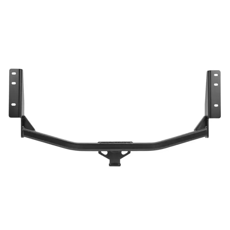 Trailer Hitch Rear Class III; Square Tube Welded; 2 Inch Receiver; 4000 Pound Weight Carrying Capacity/ 600 Pound Tongue Weight; 5000 Pound Weight Distributing Capacity/ 600 Pound Weight Distributing Tongue Weight; Matte Black; Powder Coated; Carbon Steel - RV and Auto Parts