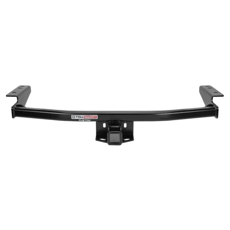 Trailer Hitch Rear Class III; Square Tube Welded; 2 Inch Receiver; 4000 Pound Weight Carrying Capacity/ 600 Pound Tongue Weight; 5000 Pound Weight Distributing Capacity/ 600 Pound Weight Distributing Tongue Weight; Matte Black; Powder Coated; Carbon Steel - RV and Auto Parts