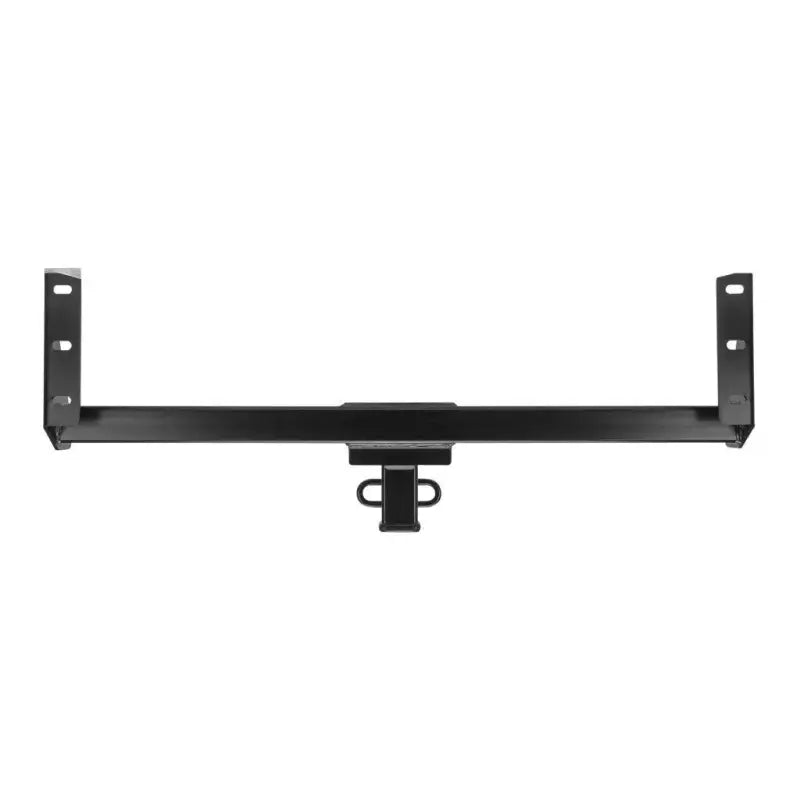 Trailer Hitch Rear Class III; Square Tube Welded; 2 Inch Receiver; 5000 Pound Weight Carrying Capacity/ 500 Pound Tongue Weight; 8000 Pound Weight Distributing Capacity/ 800 Pound Weight Distributing Tongue Weight; Matte Black; Powder Coated; Carbon Steel - RV and Auto Parts