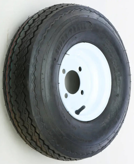 Trailer Tire And Wheel Assembly White 