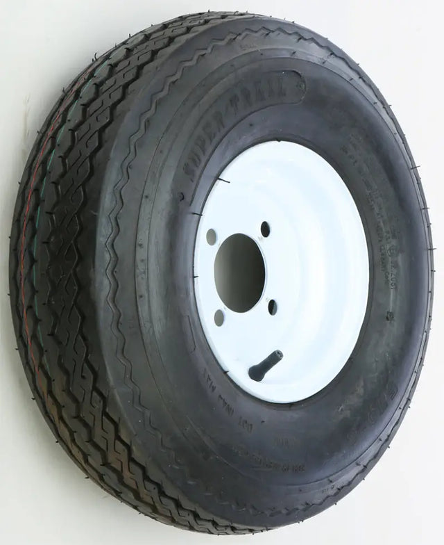 Trailer Tire And Wheel Assembly White 