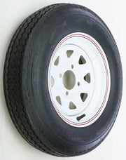 Trailer Tire And Wheel Assembly White 
