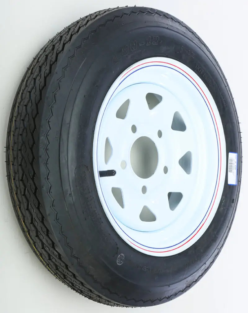 Trailer Tire And Wheel Assembly White 