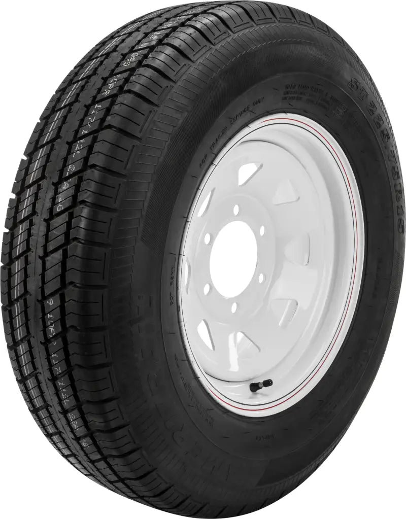 Trailer Tire And Wheel Assembly White 