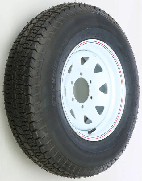 Trailer Tire And Wheel Assembly White 