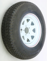 Trailer Tire And Wheel Assembly White 