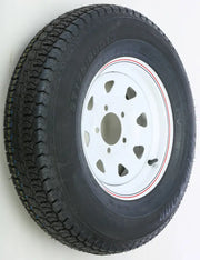 Trailer Tire And Wheel Assembly White 