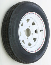 Trailer Tire And Wheel Assembly White 